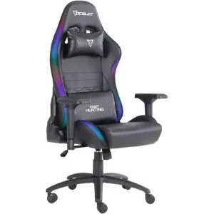 Silla Gamer OSRGB | OCELOT | Color Negro RGB | 155° Inclinación | 150 Kg