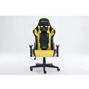 Silla Gamer OGS-02 | OCELOT | Color Amarillo con Negro | 155° Inclinación | 150 Kg