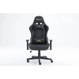 Silla Gamer OGS-01 | OCELOT | Color Negro con amarillo | 155° Inclinación | 150 Kg