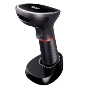 Lector De Códigos De Barras Ghia Gsw2 / Inalámbrico / 2d / Led Rojo Y Blanco / Bluetooth / Usb / Base De Carga / Qr / Negro